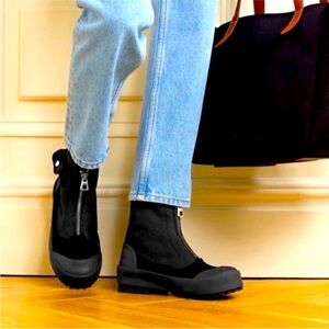 JW ANDERSON Black Combat Boots